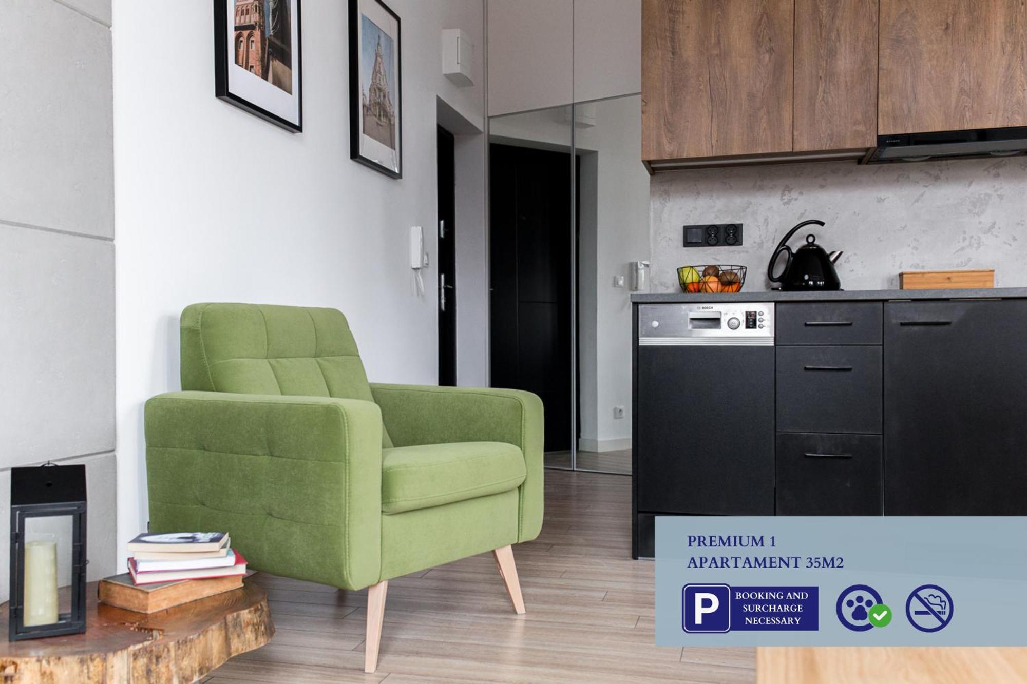 Premium Apartment With Free Private Parking Торунь Экстерьер фото