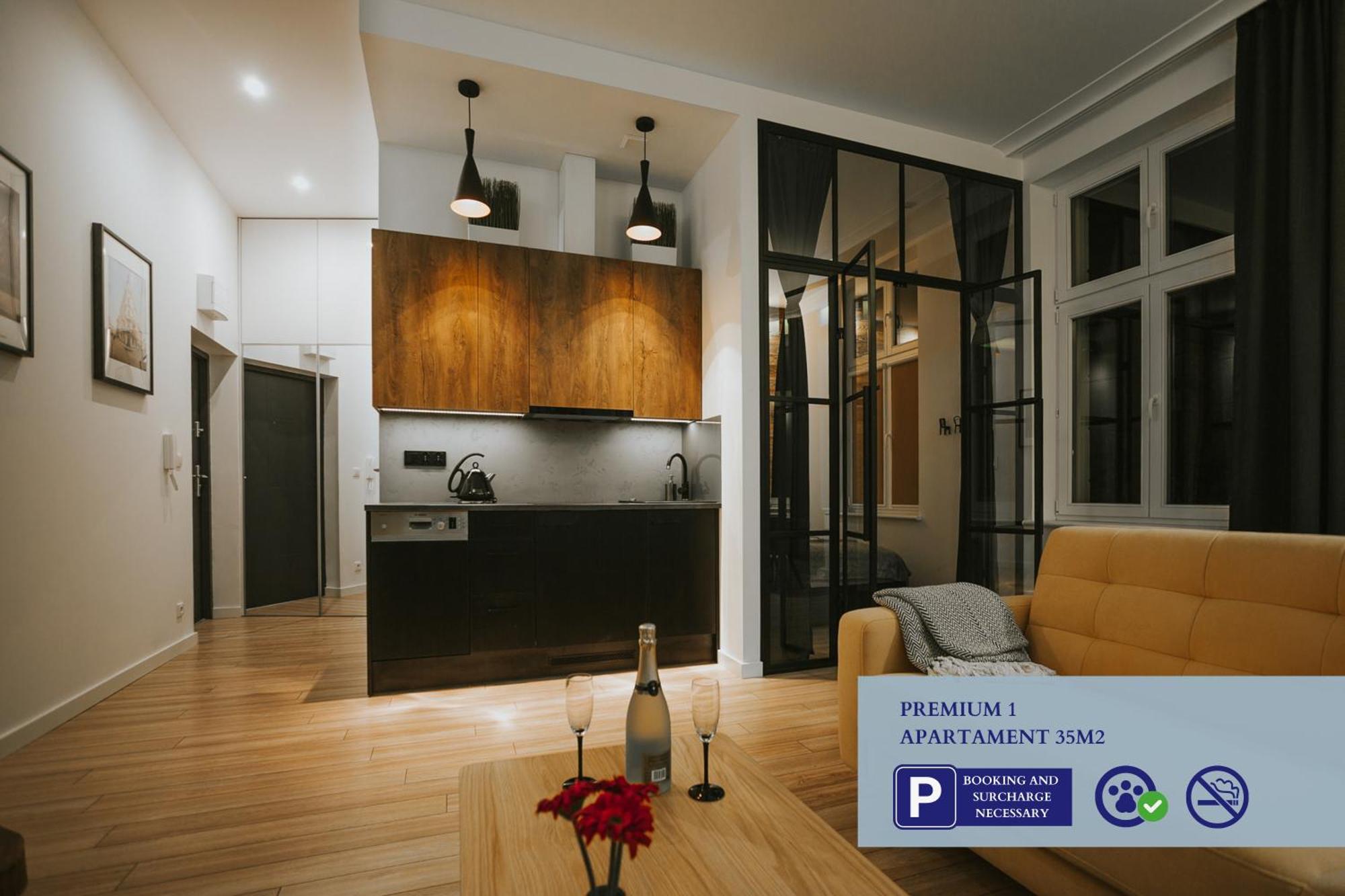 Premium Apartment With Free Private Parking Торунь Экстерьер фото