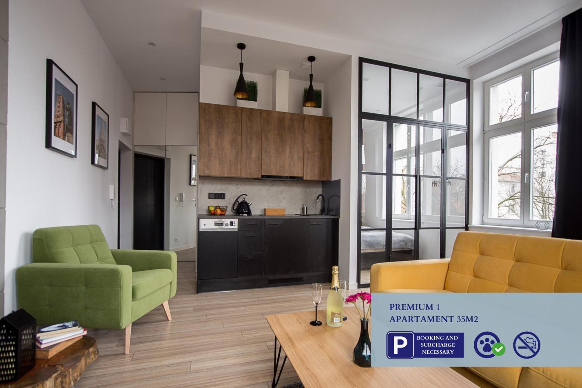 Premium Apartment With Free Private Parking Торунь Экстерьер фото