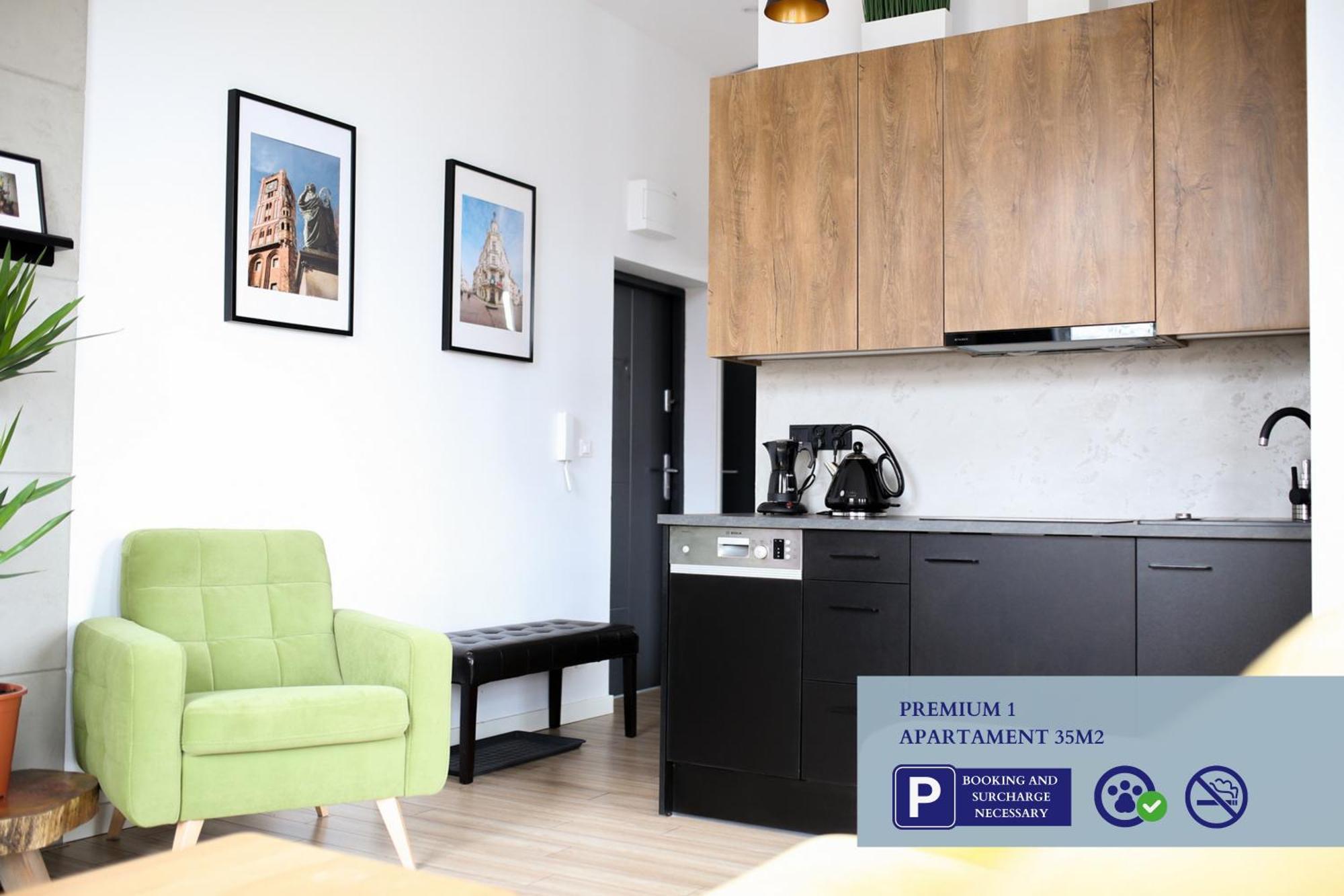 Premium Apartment With Free Private Parking Торунь Экстерьер фото